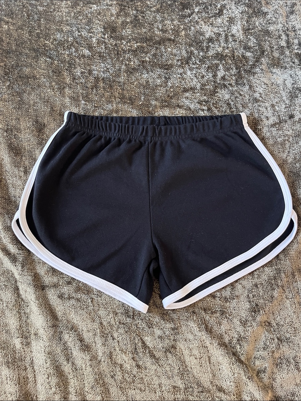 Big Freedia Black Athletic Shorts with White Trim - Women